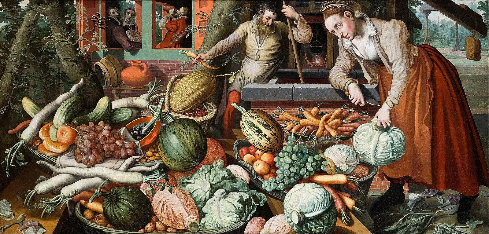 The Market Scene